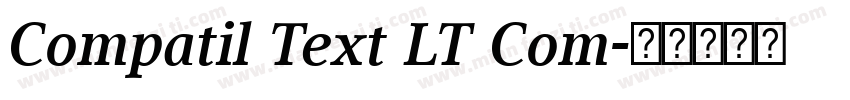 Compatil Text LT Com字体转换
